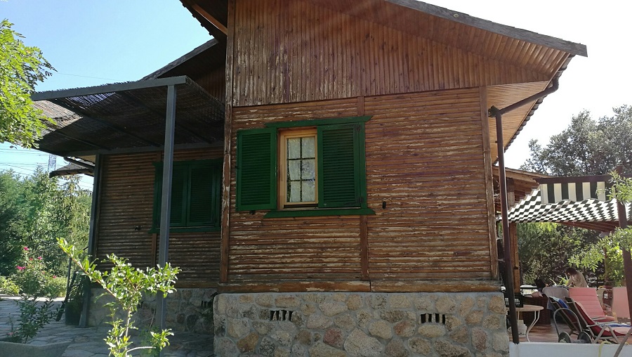 Impregnación y pintura de casas de madera